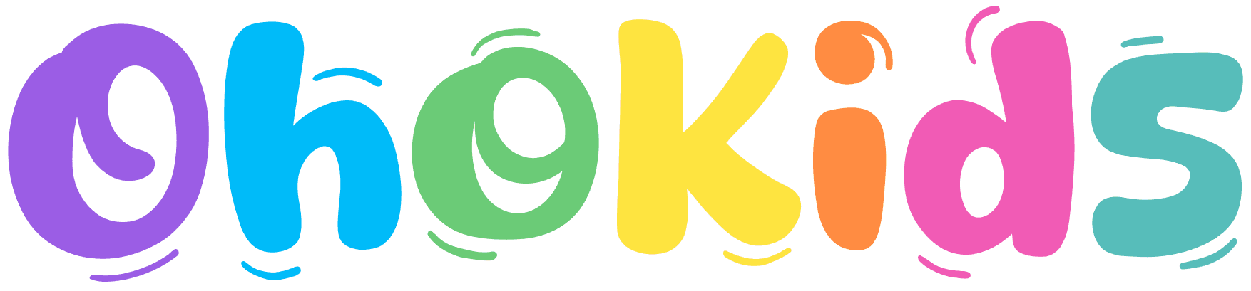 Oho Kids text logo